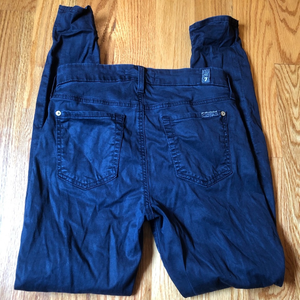 7 for all mankind b(air) ankle skinny jeans - Picture 7 of 10